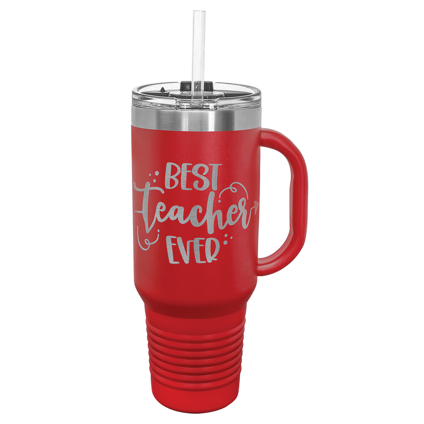 Polar Camel 40 oz. Travel Mug with Handle (Straw Included)