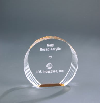 Beveled Round Acrylic