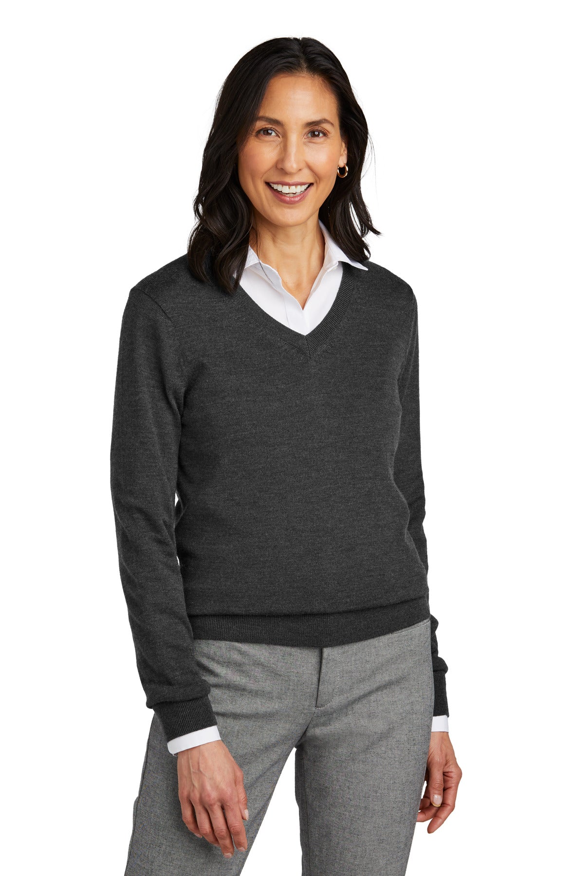 Brooks Brothers® Women's Washable Merino V-Neck Sweater BB18411