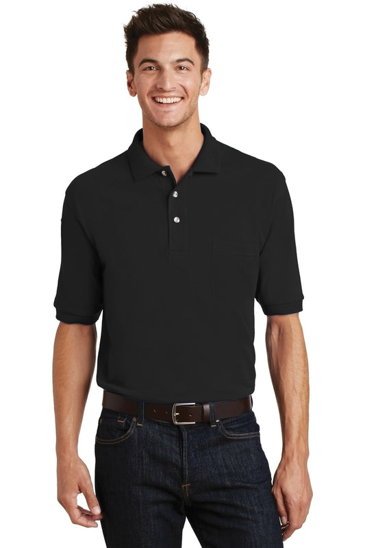 Port Authority¬Æ Heavyweight Cotton Pique Polo with Pocket.  K420P