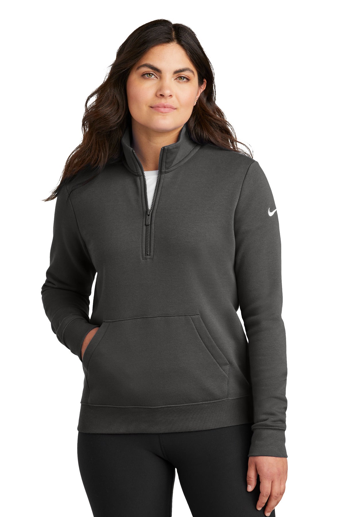 Nike Textured 1/2-Zip Cover-Up