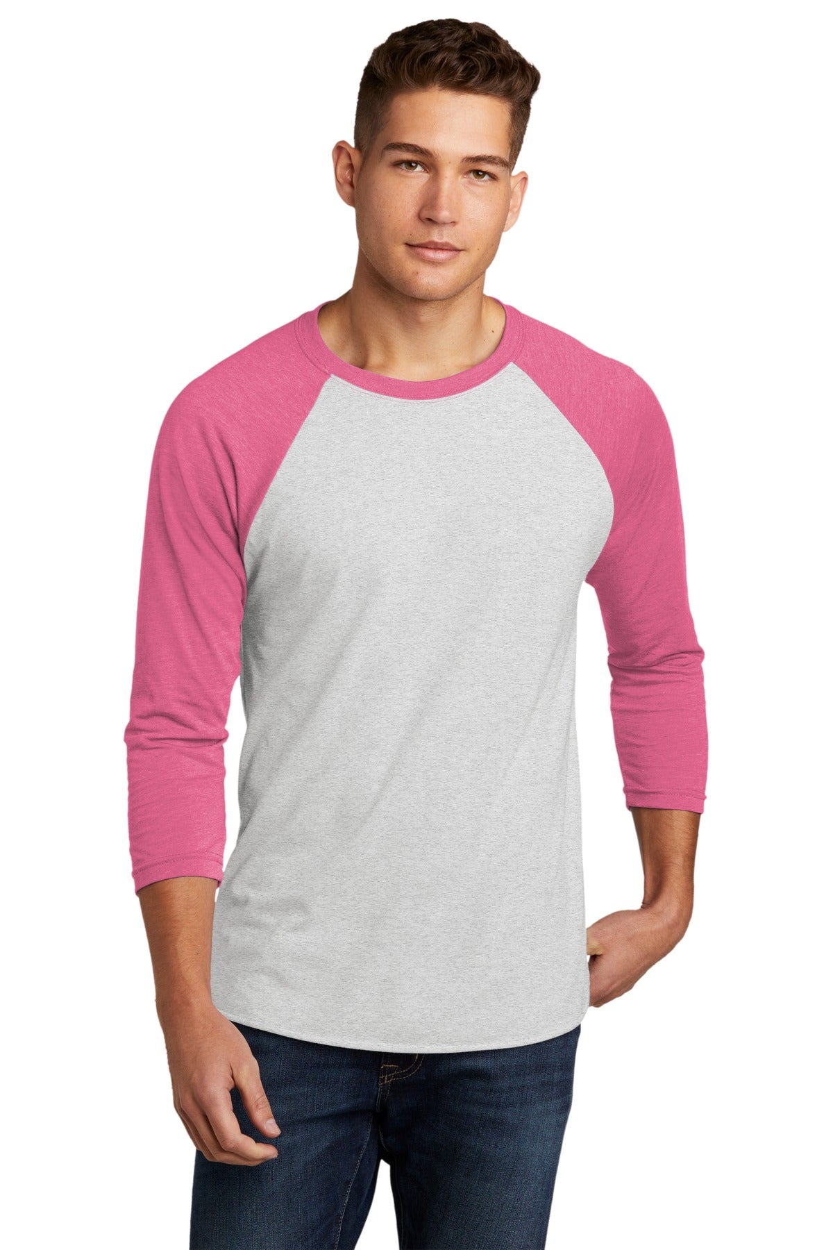 Next Level Apparel® Unisex Tri-Blend 3/4-Sleeve Raglan Tee. NL6051