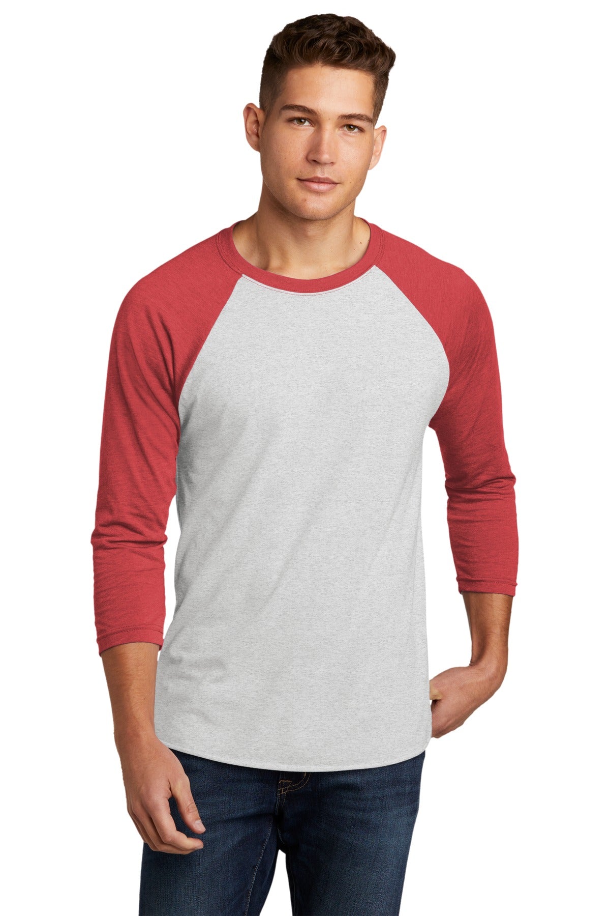 Next Level Apparel® Unisex Tri-Blend 3/4-Sleeve Raglan Tee. NL6051