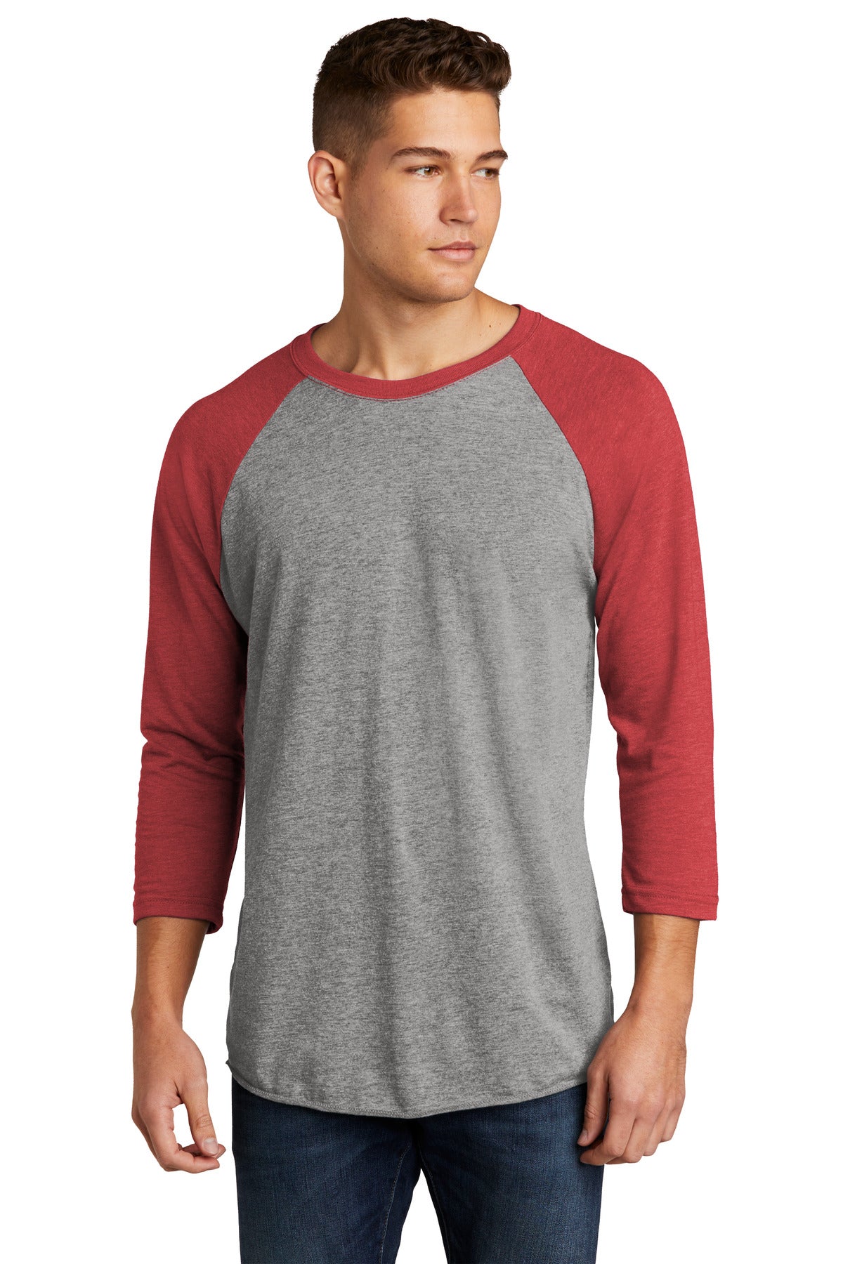 Next Level Apparel® Unisex Tri-Blend 3/4-Sleeve Raglan Tee. NL6051