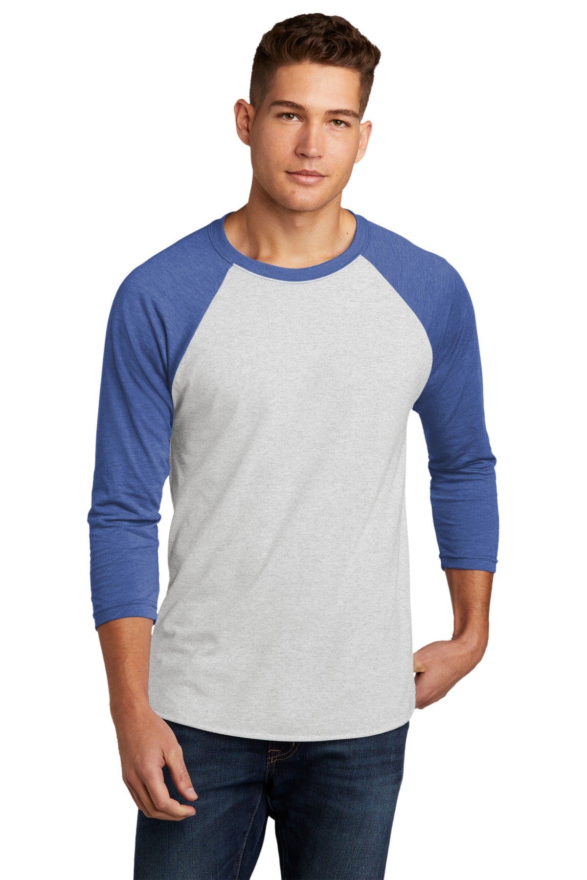 Next Level Apparel® Unisex Tri-Blend 3/4-Sleeve Raglan Tee. NL6051