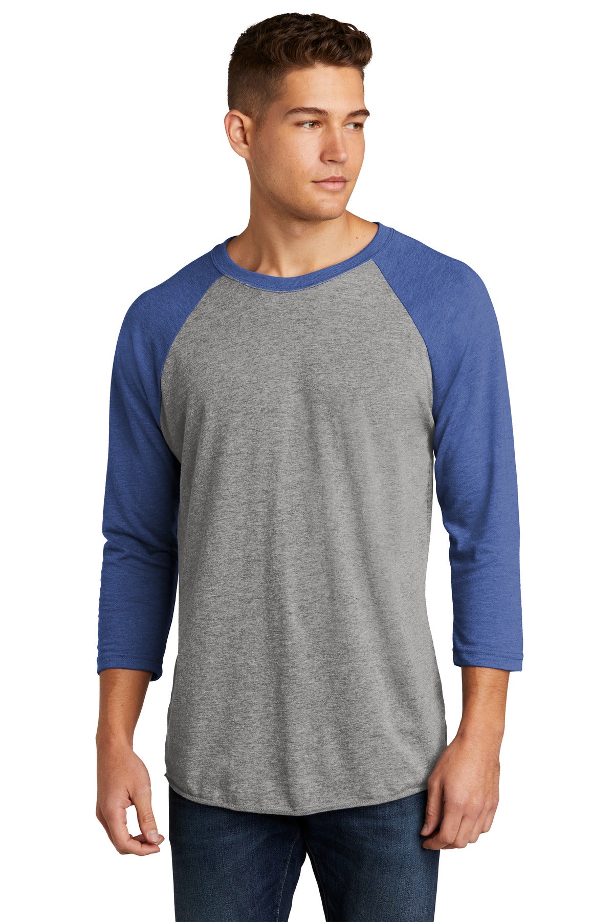 Next Level Apparel® Unisex Tri-Blend 3/4-Sleeve Raglan Tee. NL6051