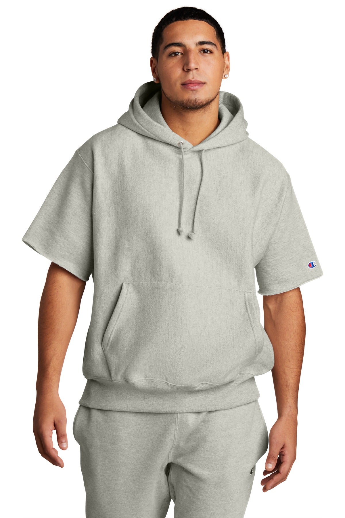 Champion ®  Reverse Weave ®  Short Sleeve Hooded Sweatshirt S101SS