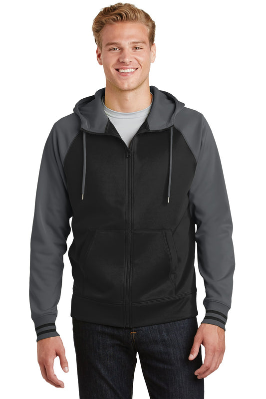 Sport-Tek® Sport-Wick® Varsity Fleece Full-Zip Hooded Jacket. ST236