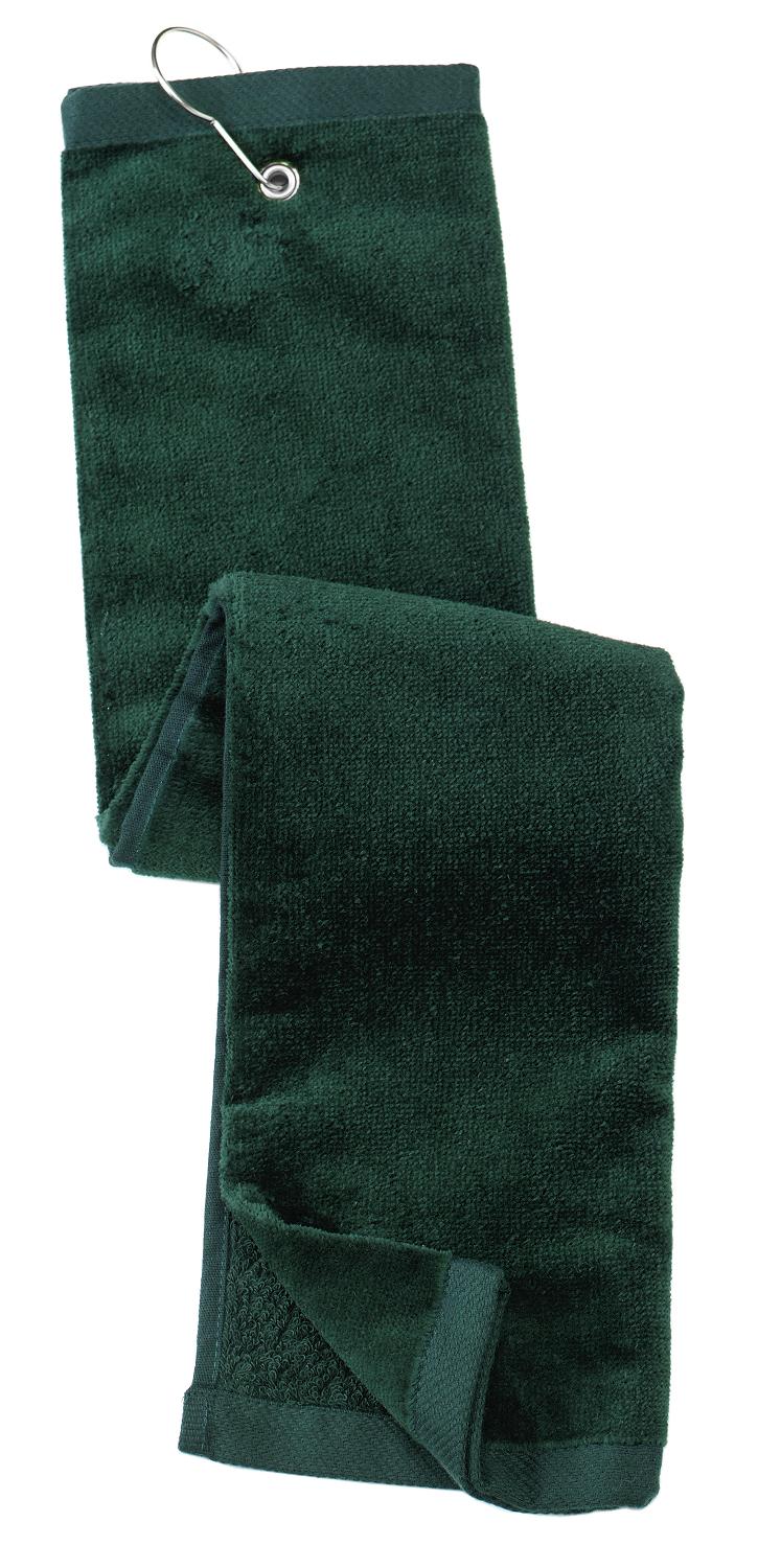 Port Authority® Grommeted Tri-Fold Golf Towel.  TW50