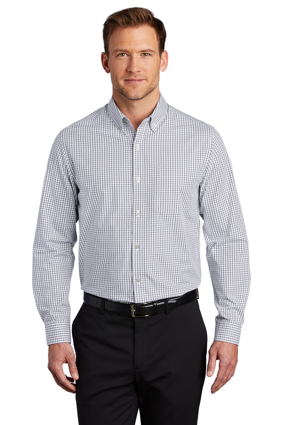 Port Authority ® Broadcloth Gingham Easy Care Shirt W644