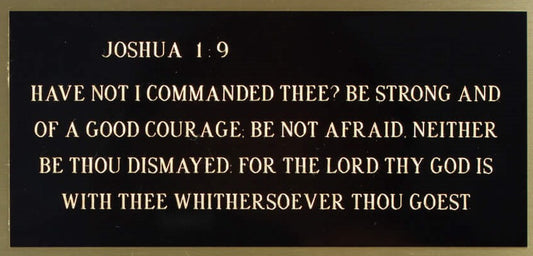 Replacement Plate - Scripture