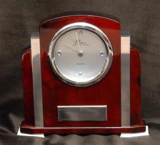 Rosewood Desk Clock