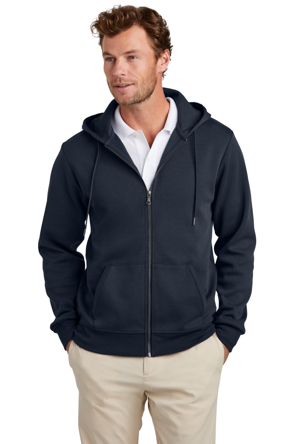 Brooks Brothers® Double-Knit Full-Zip Hoodie BB18208