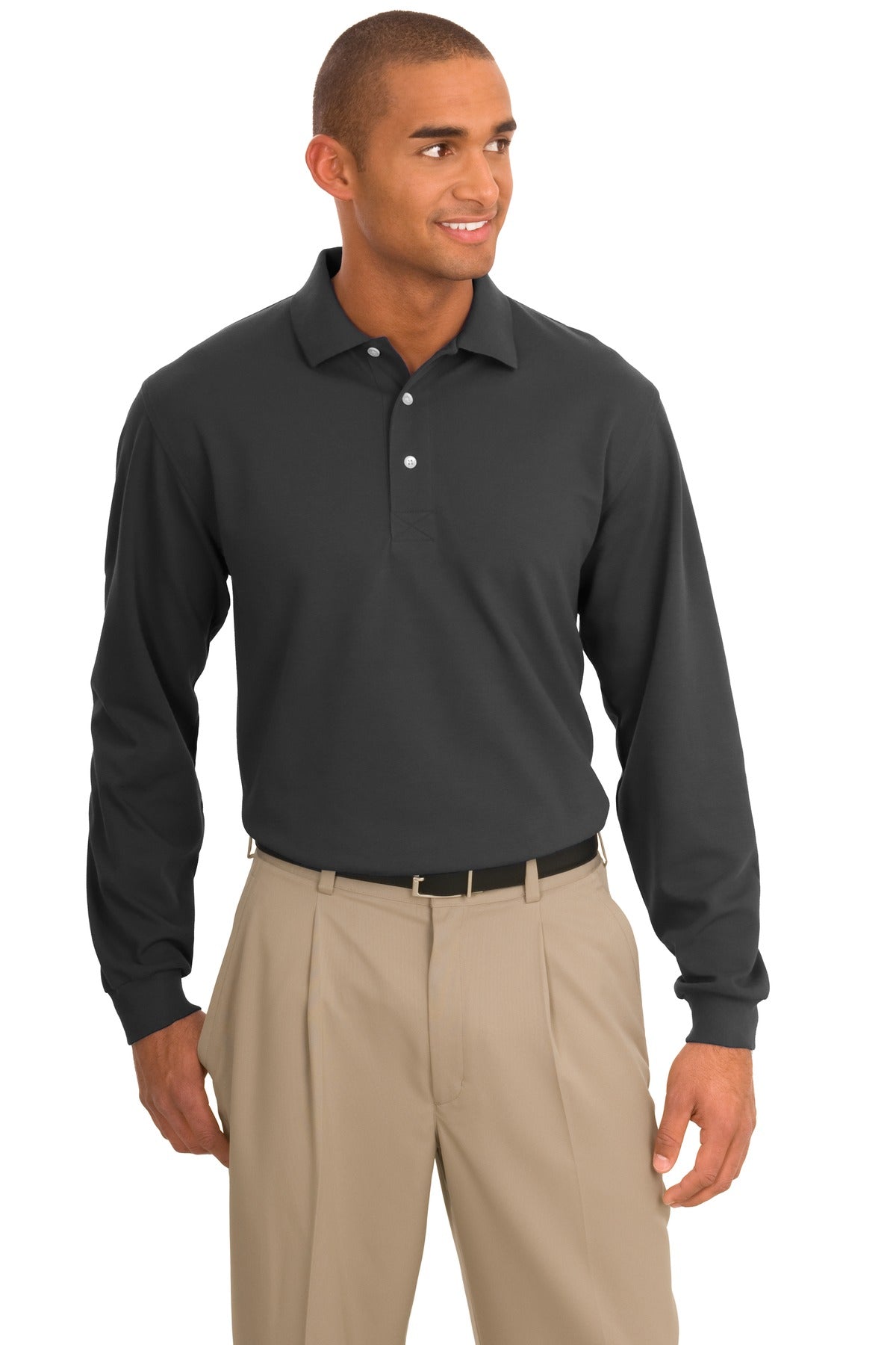 Port Authority¬Æ Rapid Dry‚Ñ¢ Long Sleeve Polo.  K455LS