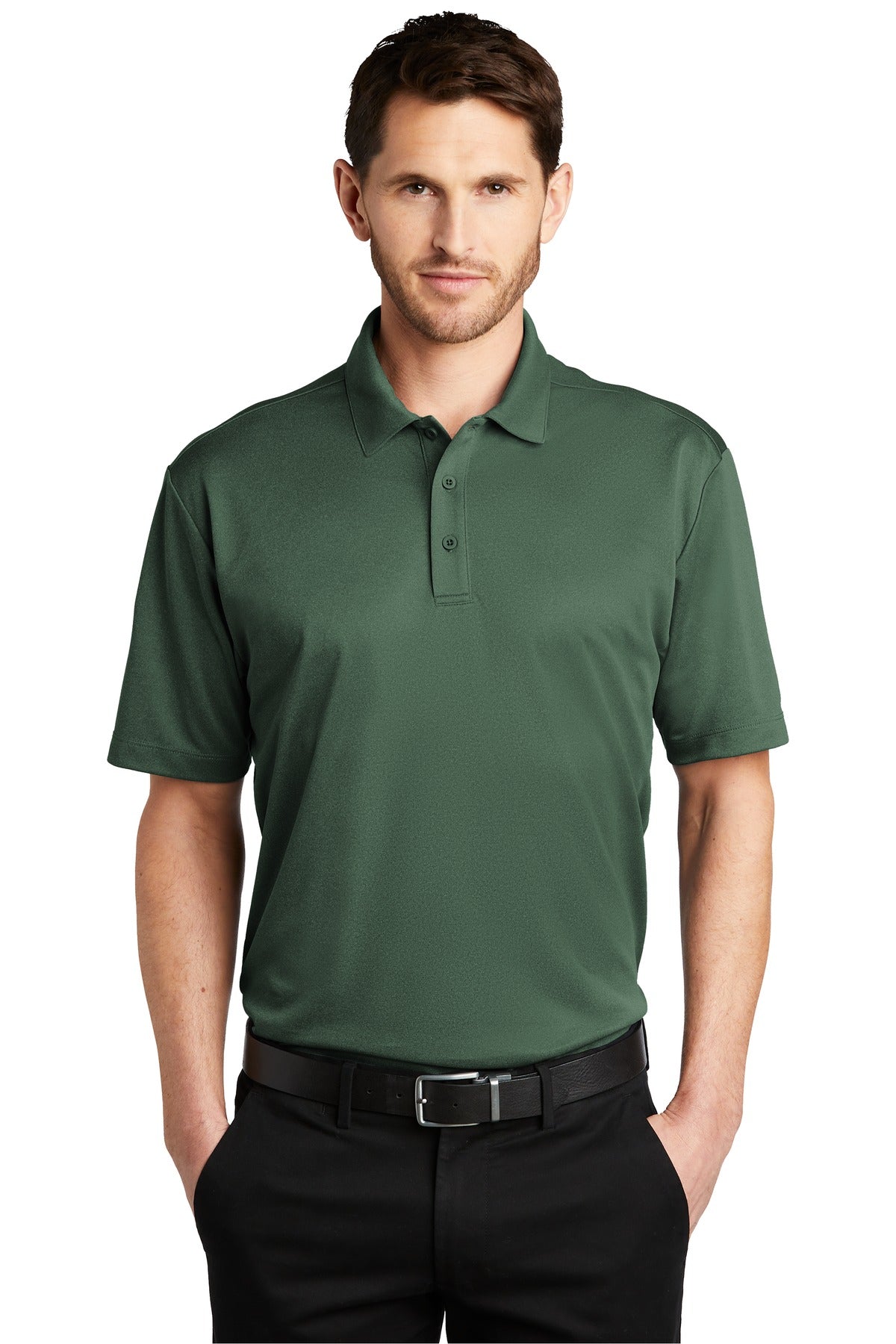 Port Authority ¬Æ Heathered Silk Touch ‚Ñ¢ Performance Polo. K542