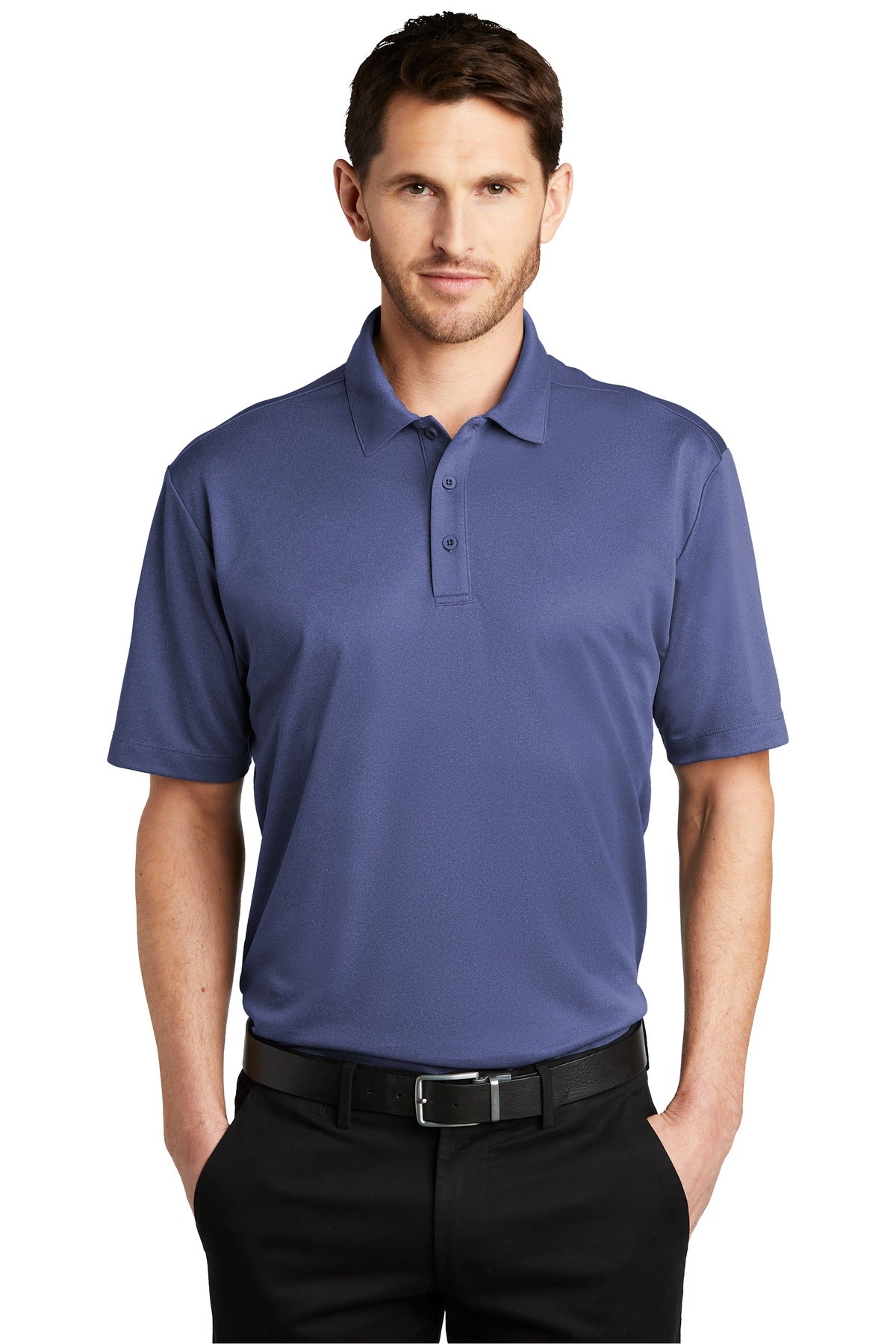 Port Authority ¬Æ Heathered Silk Touch ‚Ñ¢ Performance Polo. K542